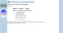 Desktop Screenshot of elektro-messer.de